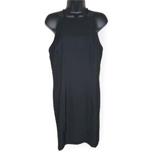 Vtg 80's 90's Molly Malloy Women's Little Black Dress  L Evening Event Classic